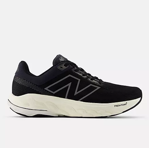 New Balance Men's Fresh Foam X 860v14 Black with Phantom and Sea Salt