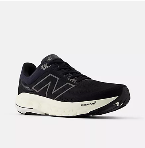 New Balance Men's Fresh Foam X 860v14 Black with Phantom and Sea Salt