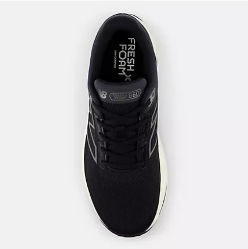 New Balance Men's Fresh Foam X 860v14 Black with Phantom and Sea Salt