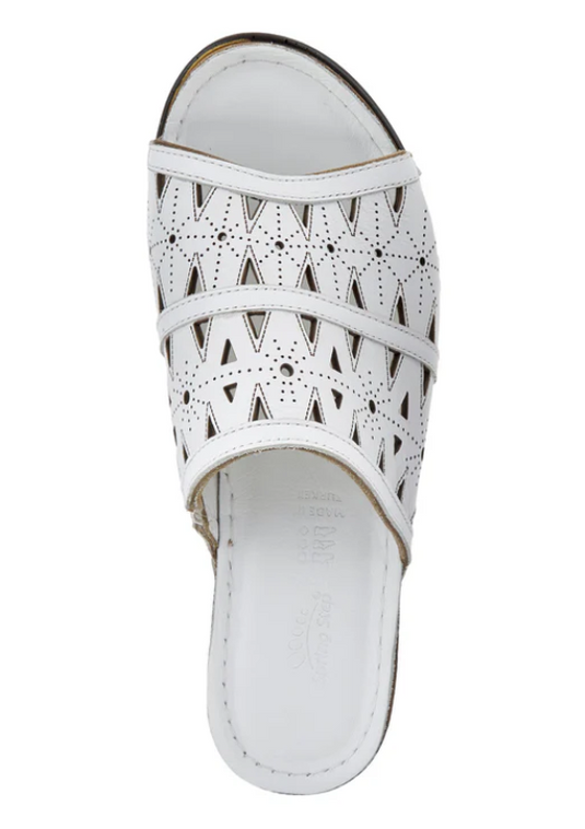 Spring Step Women's Fusawedge Sandal White