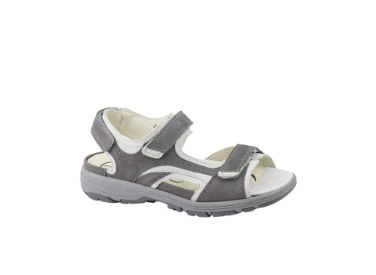 Waldlaufer Women's Herki Sandal Basalt Cement