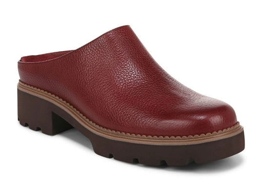 Vionic Women's Fairfax Clog Mule Syrah Leather