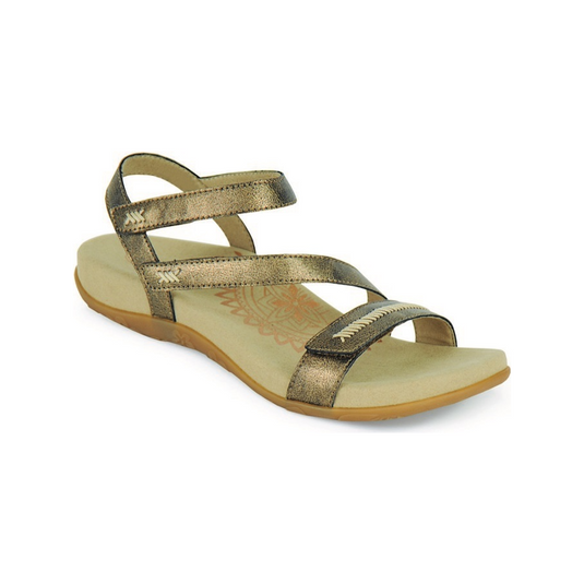 Aetrex Women's Gabby Adjustable Sandals Bronze