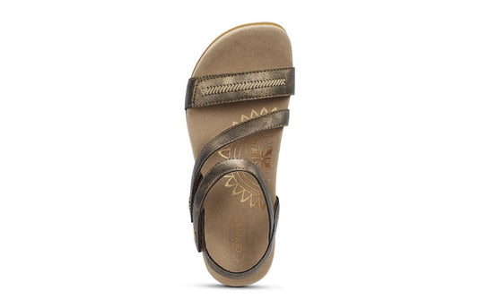 Aetrex Women's Gabby Adjustable Sandals Bronze