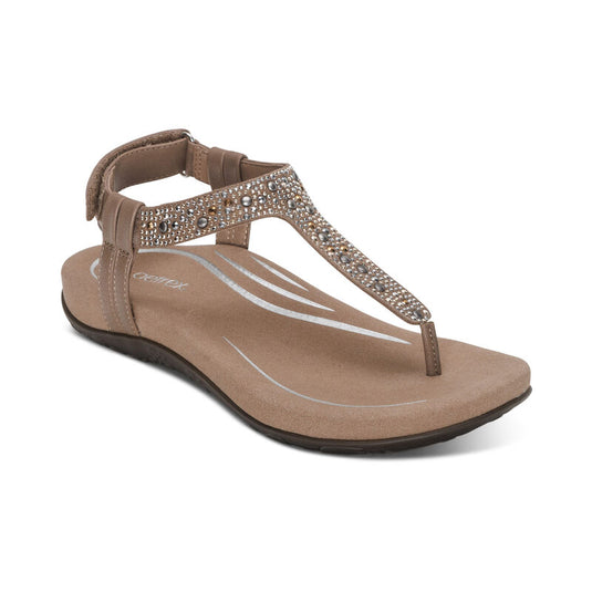 Marni Slingback Thong Sandal Taupe