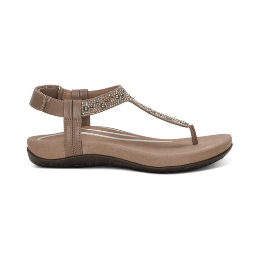 Marni Slingback Thong Sandal Taupe