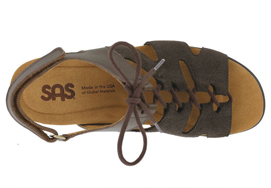 SAS Women's Sedona Lace Up Wedge Sandal Woodlands