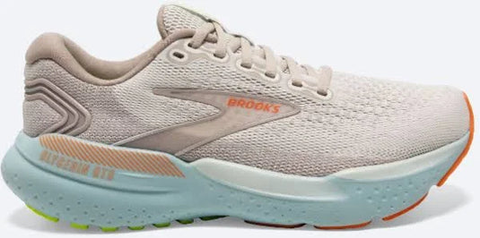 Brooks Women's Glycerin GTS 21 Sneaker Coconut/Aqua