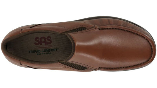 SAS Men's Side Gore Slip-On Antique Tan