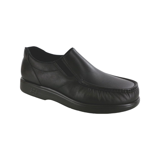 SAS Men's Side Gore Slip-On Black Smooth