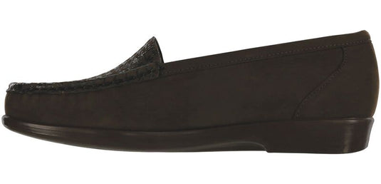 SAS Women's Simplify Slip On Loafer Brown Tetris