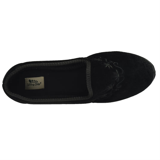 Spring Step Women's Jolly Slippers Black