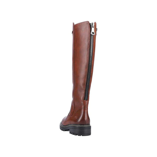 Remonte by Rieker Women's  Stefanie D0B72-22 Tall boot Chestnut