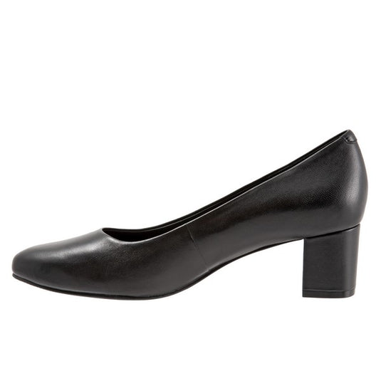 Trotters Women's Kari Pump Black Leather