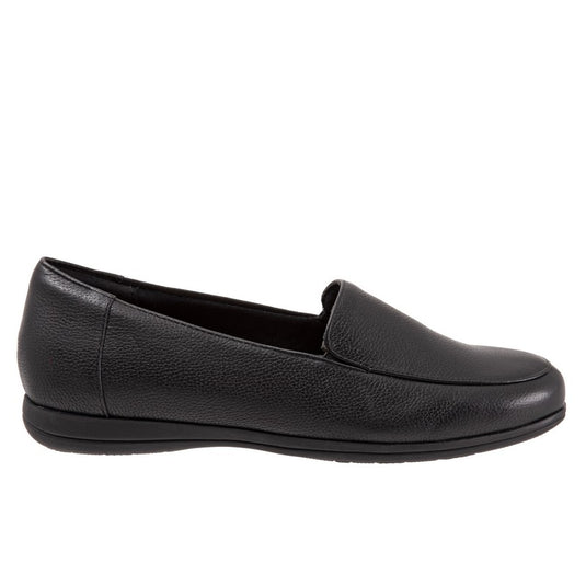 Trotters Women's Deanna Slip On Black Leather