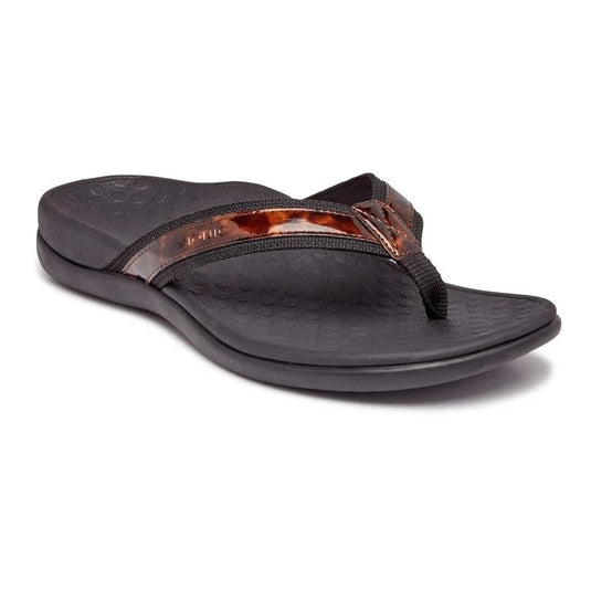 Vionic Women's Tide II Toe Post Sandals Tortoies