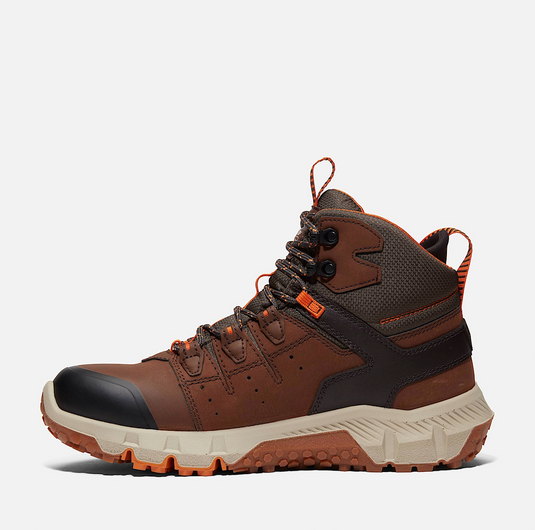 Timberland Men's Tempe 6" Soft Toe Waterproof Work Boot - Medium Brown Leather