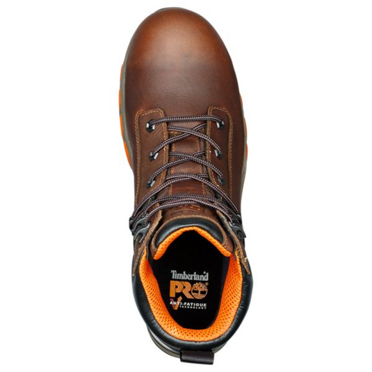 Timberland Men's PRO® Hypercharge 6" Comp Toe Work Boots Brown Full-Grain