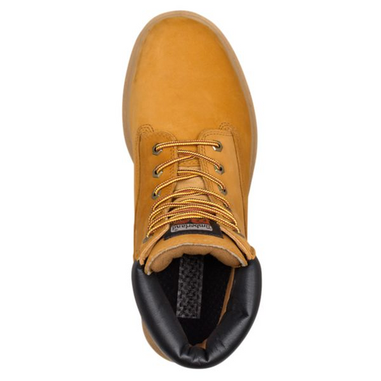 Timberland Men's Pro Direct Attach 6" Steel Toe Boots Wheat Nubuck