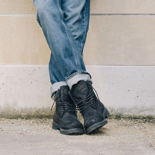 Timberland Men's 6 Inch Premium Waterproof Boots Black Nubuck