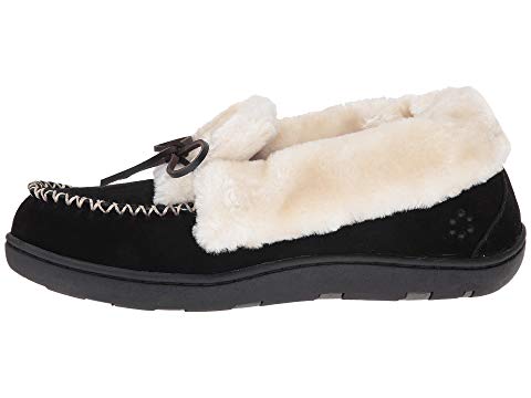 Tempur-Pedic Women's Laurin Moccasin Slippers Black