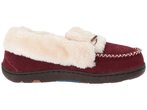 Tempur-Pedic Women's Laurin Moccasin Slippers Ruby