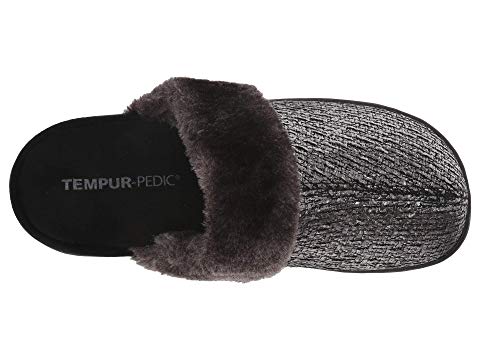 Tempur-Pedic Women's Kensley Slippers Black/Pewter