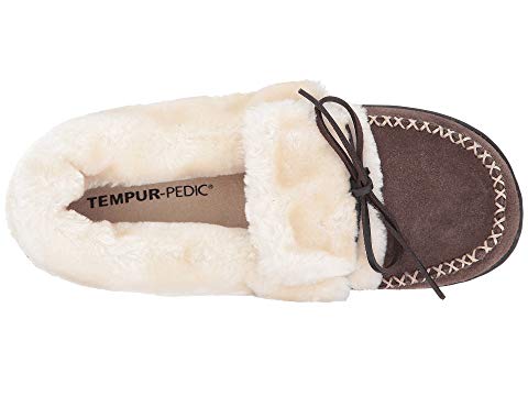 Tempur-Pedic Women's Laurin Moccasin Slippers Gray