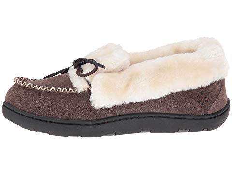 Tempur-Pedic Women's Laurin Moccasin Slippers Gray