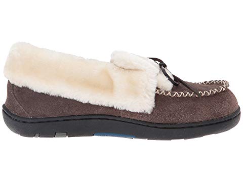 Tempur-Pedic Women's Laurin Moccasin Slippers Gray