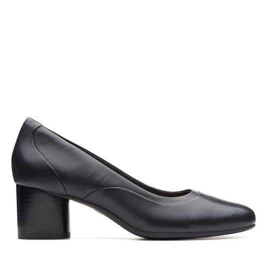 Clarks Women's Un Cosmo Step Black Leather