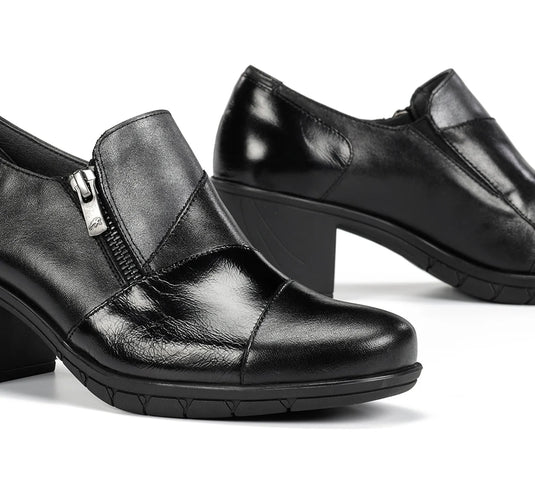 Fluchos Women's Nydia F1802 Mix Block Heels Black