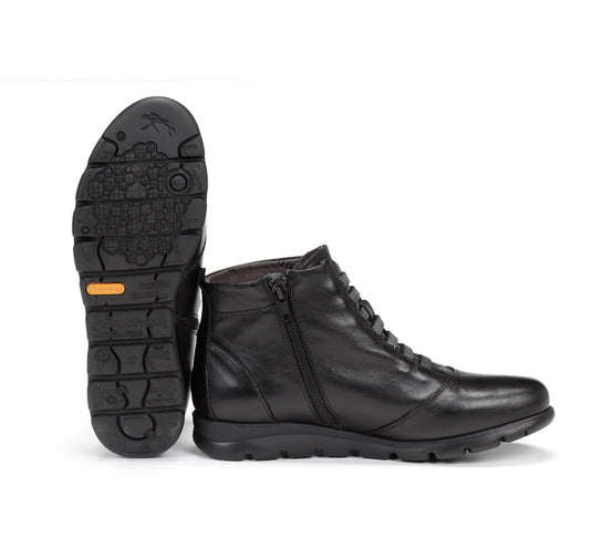 Fluchos SUSAN F0356 Brown Ankle Boot Black