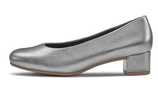 Ara Women's Vienna Dress Shoe - Silver Metallic Leather