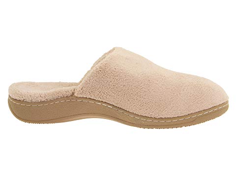 Vionic Women's Gemma Mule Hook & Loop Slippers Tan