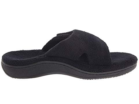 Vionic Women's Relax Hook & Loop Slippers Black