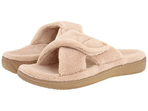 Vionic Women's Relax Hook & Loop Slippers Tan