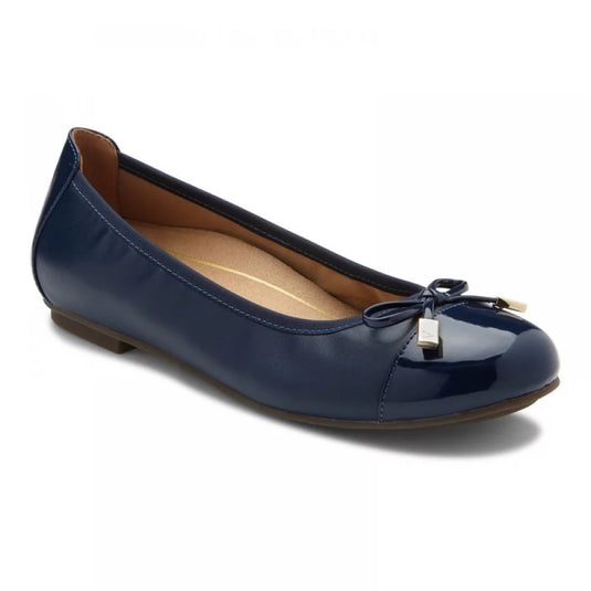 Vionic Women's Minna Ballet Flat Navy