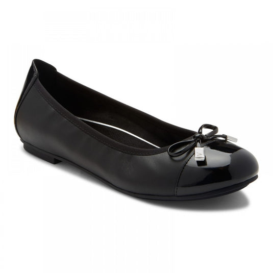 Vionic Women's Minna Ballet Flat Onyx