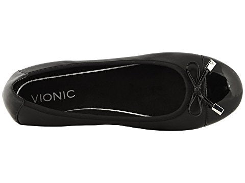 Vionic Women's Minna Ballet Flat Onyx