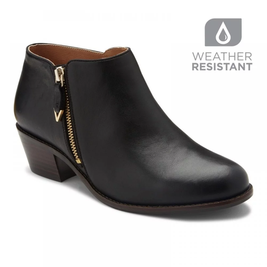 Vionic Women's Jolene Bootie Black Leather