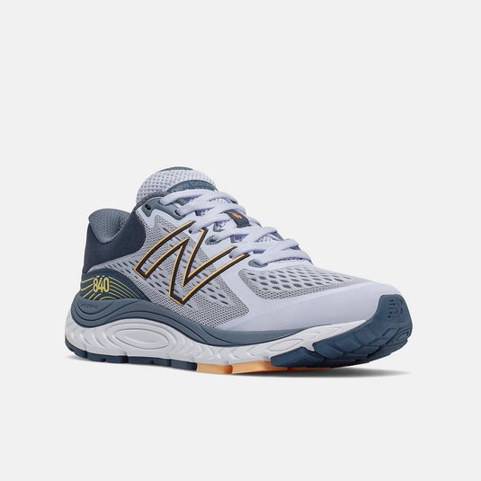 New Balance Women's 840v5 Silent Grey with Light Mango