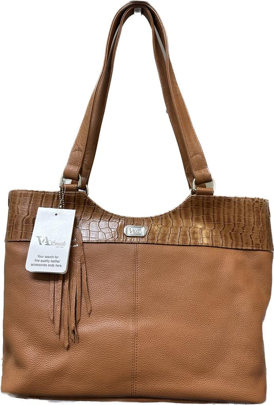 VA Smith Lissa Leather HandBag Camel