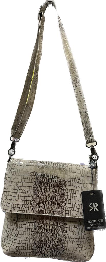 VA Smith Newyork Collection Leather HandBag Sand