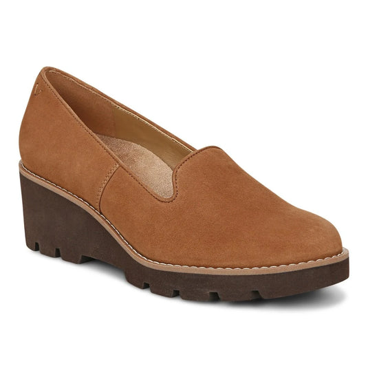 Vionic Women's Willa Wedge Toffee Suede