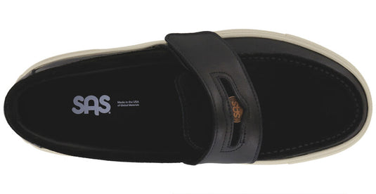 SAS Men's Woodlawn Slip On Loafer Black