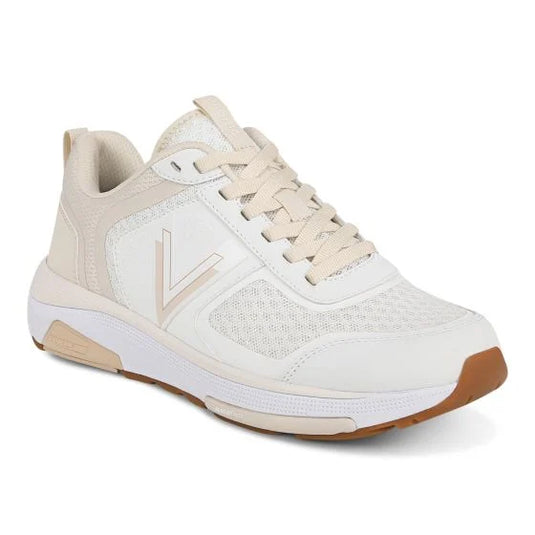 Vionic Women's Walk Strider Sneaker White Cream